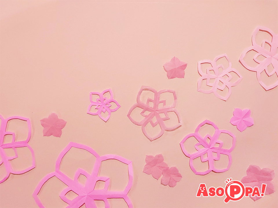 折り紙 桜 折り方 切らない 1枚簡単TikTok