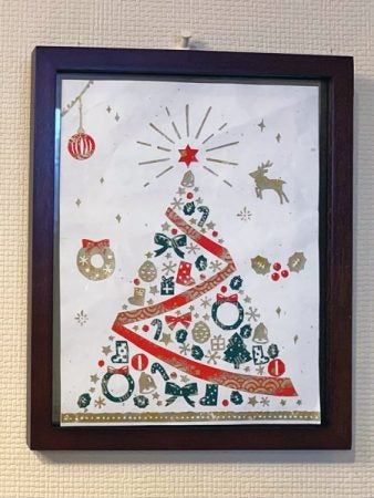 クリスマス の 切り絵 図案切り絵を作ろう！ かみ紙アート