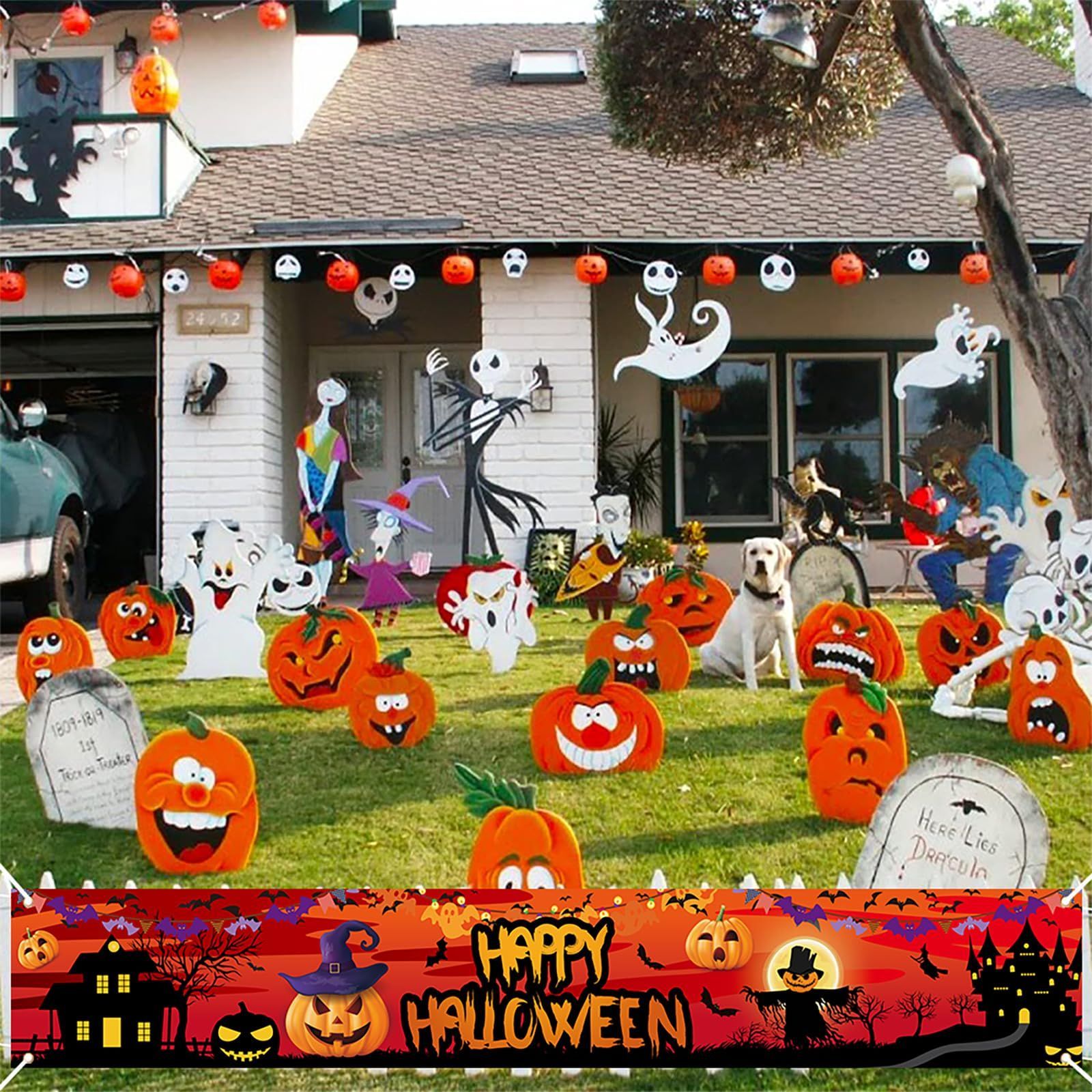 ガーデン装飾庭で目立つ！大きめサイズのハロウィン置物のおすすめランキング野に行く