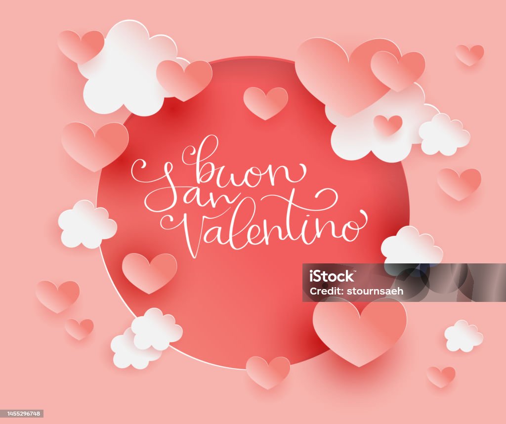 バレンタインデーの背景。幸せなバレンタインデーの文字と白い背景に黒、赤、黄金の心フレーム。手描きの心と手書きの文字。バレンタインカード、バナー、チラシをベクトルします。のイラスト素材・ベクター Image 51460737