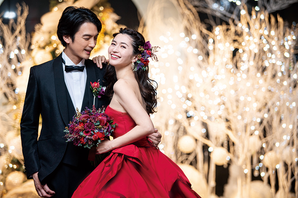 ❄クリスマスをテーマにした冬の結婚式❄京都の結婚式場 - 京都セントアンドリュース教会