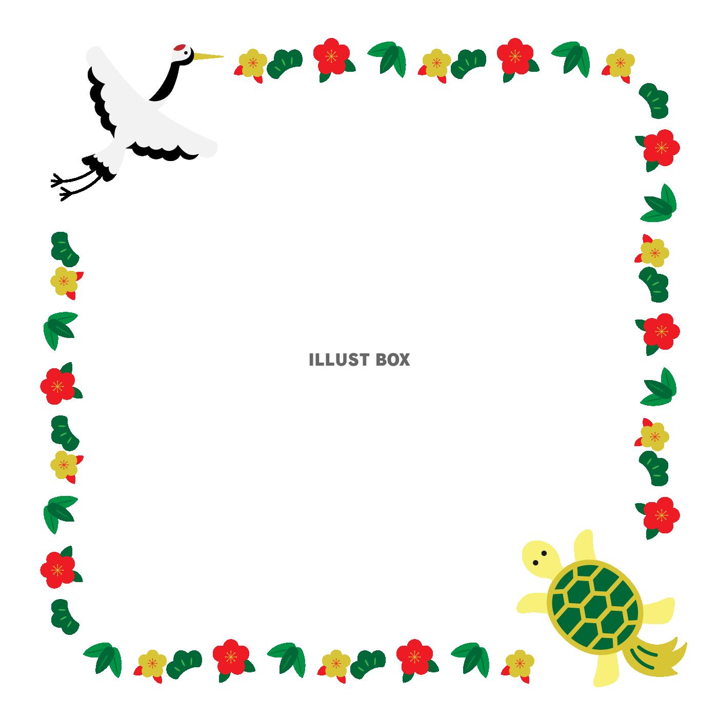 お正月 水引フレーム イラスト素材6589901- フォトライブラリ