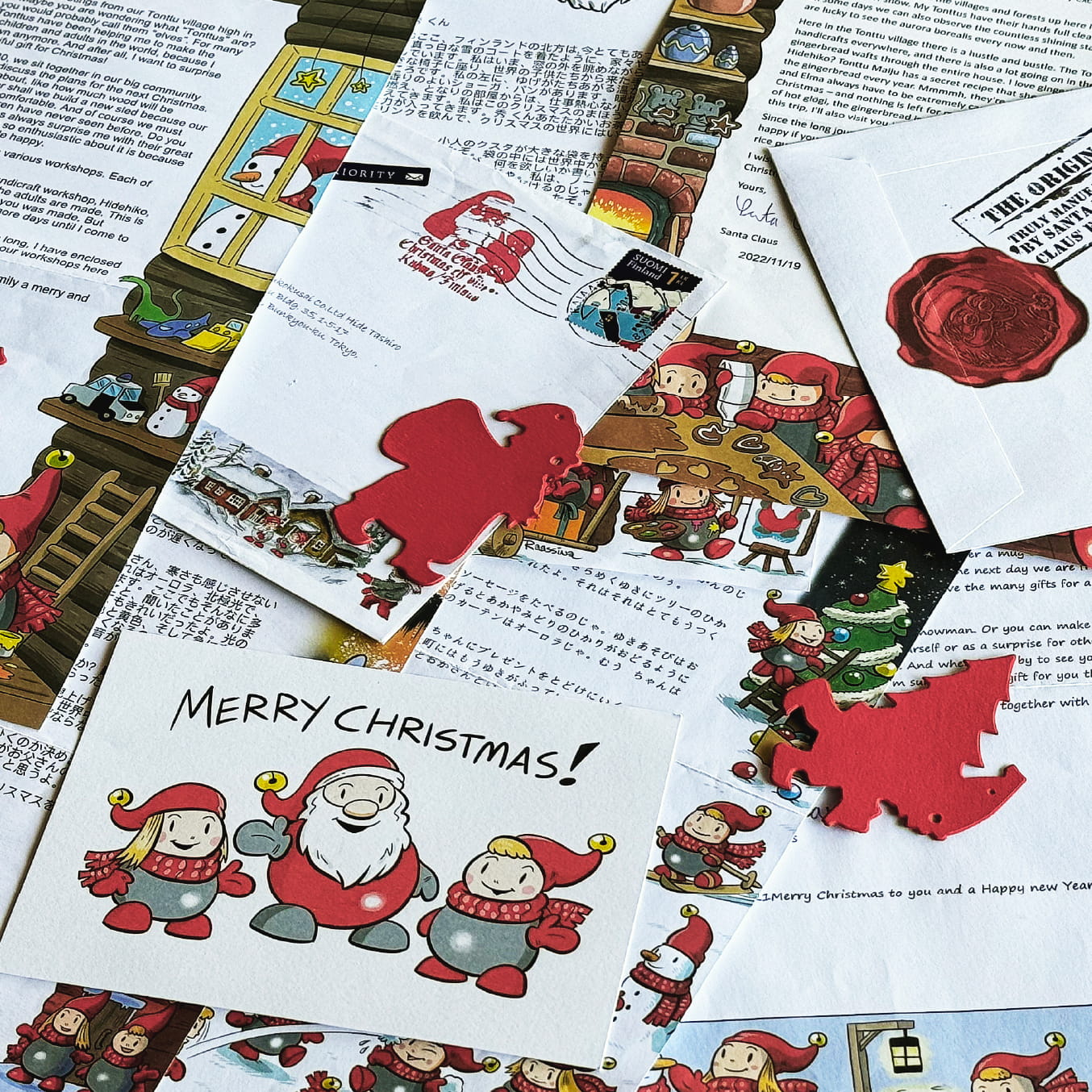 サンタさんに手紙を書こう！ 宛先・料金・出し方・書き方を紹介します。お返事も来ますよ！英語と育児の親子教室 ＠ 川口市・オンライン