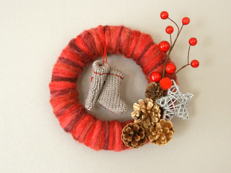 100均DIY 材料はダイソーで揃う！手軽で可愛い本格クリスマスリース4yuuu