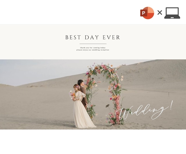 オープニングムービーCinematic結婚式ムービー自作テンプレートパワポ その他オーダーメイドInpreswedding 通販 15437076Creema クリーマ