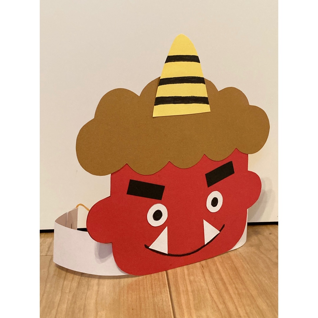 節分折り紙工作 鬼とおたふくのお面の作り方音声解説付☆How to make a mask of a ogre and otahuku -YouTube