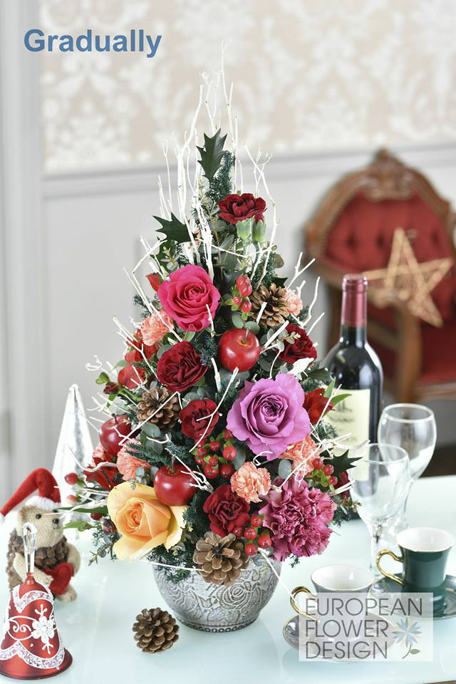 手作りクリスマスを楽しもう♪ドライフラワーのオーナメント 並び順：価格 高い順