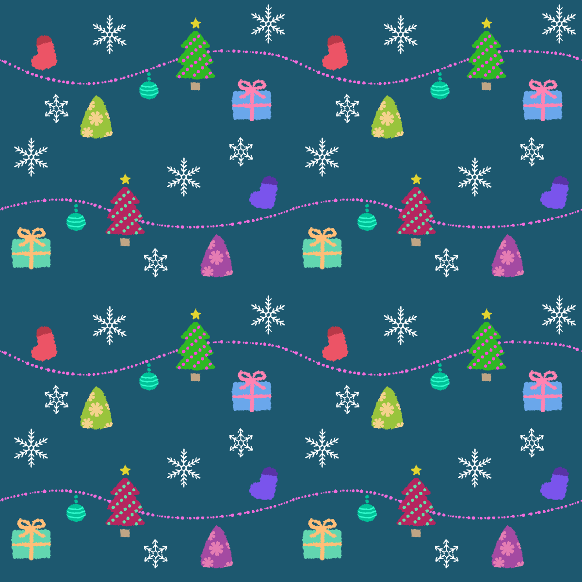 雪片と現実的なクリスマスの背景無料ベクトル素材