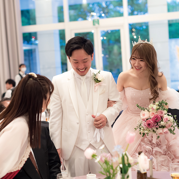 テーマウエディング Happiness is here ～大好きな仲間と～ウエディングレポート静岡市清水駅前の結婚式場・ゲストハウス公式 ラピスコライユ