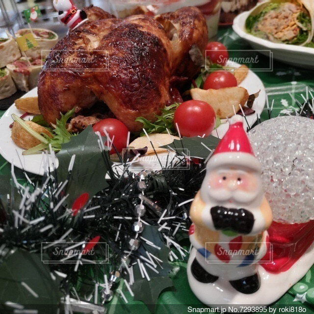 クリスマスオードブル盛り付け高浜サリュ