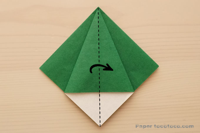 折り紙 クリスマスツリー 立体 そのまま飾れる 折り紙で作るもみの木 - YouTube