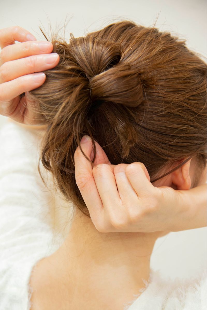 体育祭 髪型ガチで崩れない耳下おだんごヘアの作り方