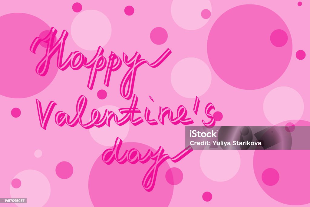 手描きハート ハッピーバレンタイン-文字-筆記体-英語 Happy Valentine 赤のイラスト素材84920870- PIXTA