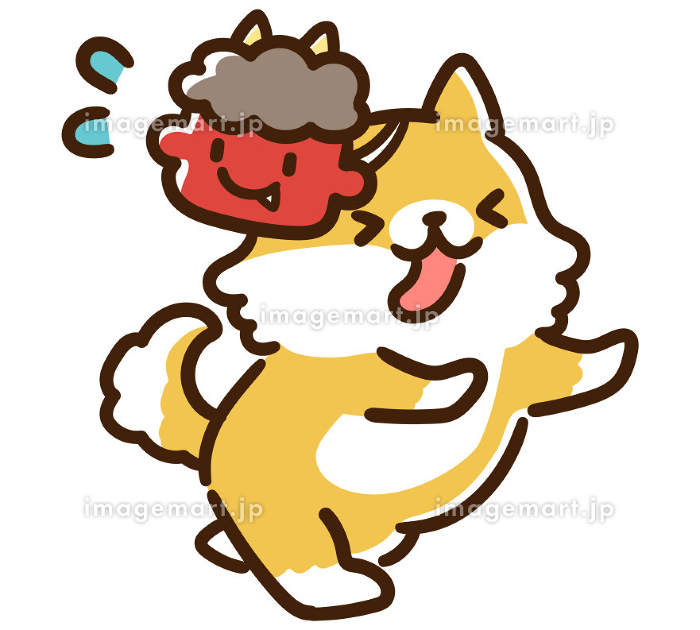 春 2月 節分 豆まき 鬼 キャラクター シンプル イラスト素材セットのイラスト素材72848677- PIXTA