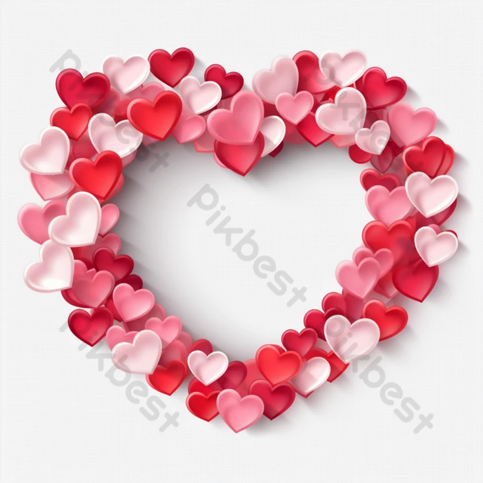 バレンタインデー飾りセットイラスト - No: 2357125無料イラスト・フリー素材なら「イラストAC」