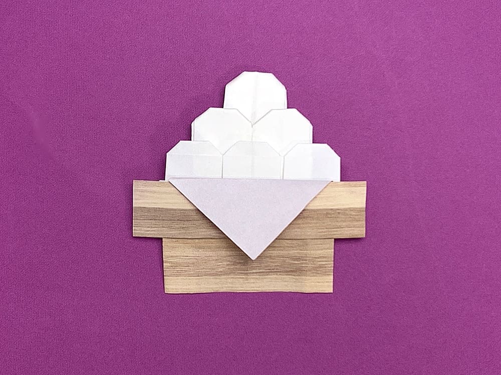 月の折り紙 満月と雲の折り方作り方は簡単☆お月見の夜やハロウィンにも！│子供と楽しむ折り紙・工作