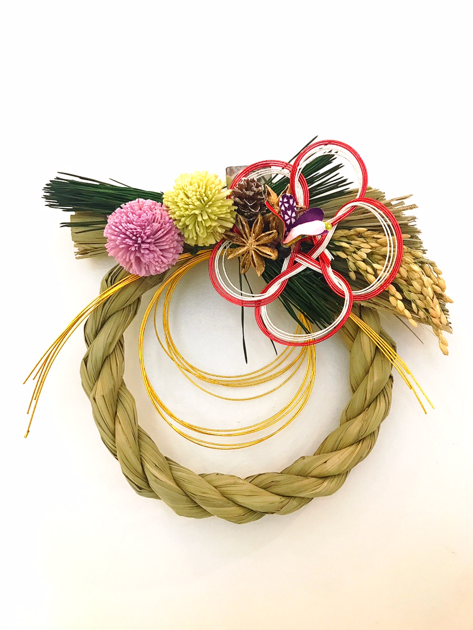 シンプルお正月しめ縄no.429