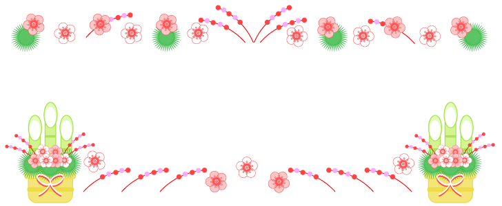 2025年巳と桜の フォトフレーム年賀状 縦01・PNG：イラスト無料