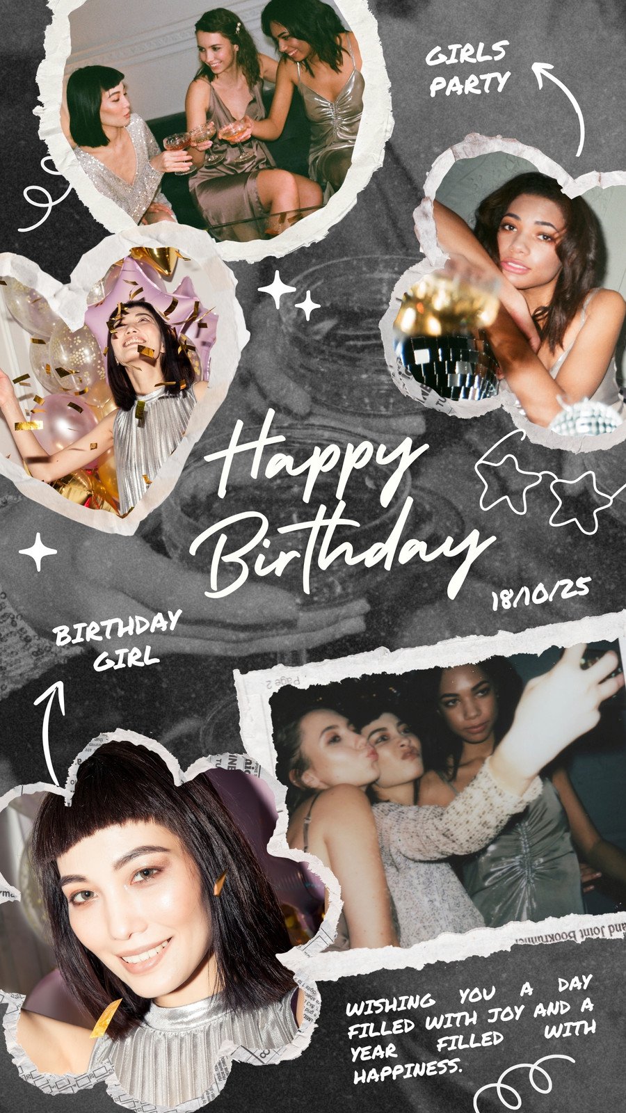 誕生日 インスタ ストーリー 素材 背景 紫