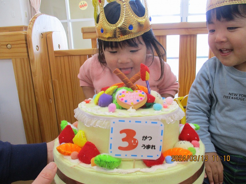 ☆３月生まれの誕生日会☆浦添市