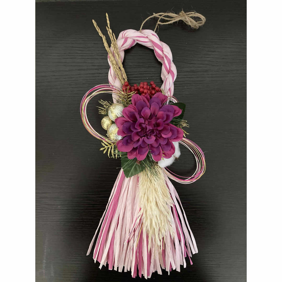 正月飾り しめ縄 末広栄飾り お正月飾り しめ縄飾り しめ縄リース しめ飾り おしゃれ モダン 玄関 玄関ドア リース 水引 注連縄 送料無料 .しめ縄.-結納屋 長生堂 - プレゼント＆ギフトのギフトモール