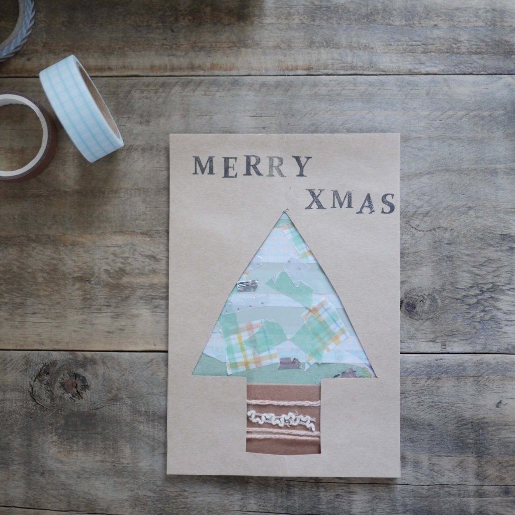 100均の材料で手作りできる平面のクリスマスカード～マスキングテープ編～暮らしに役立つ情報局