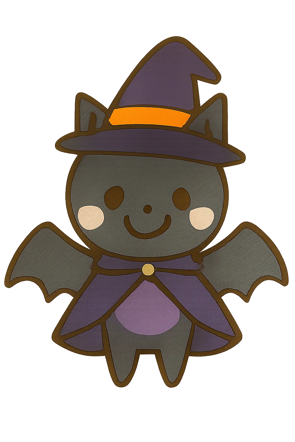 簡単かわいいハロウィンコウモリイラストイラスト・フリー素材なら「シンテリ」