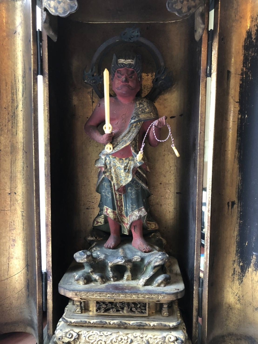 Amazon仏像 金毘羅大権現 桧 ヒノキ4.5寸仏像 オンライン通販