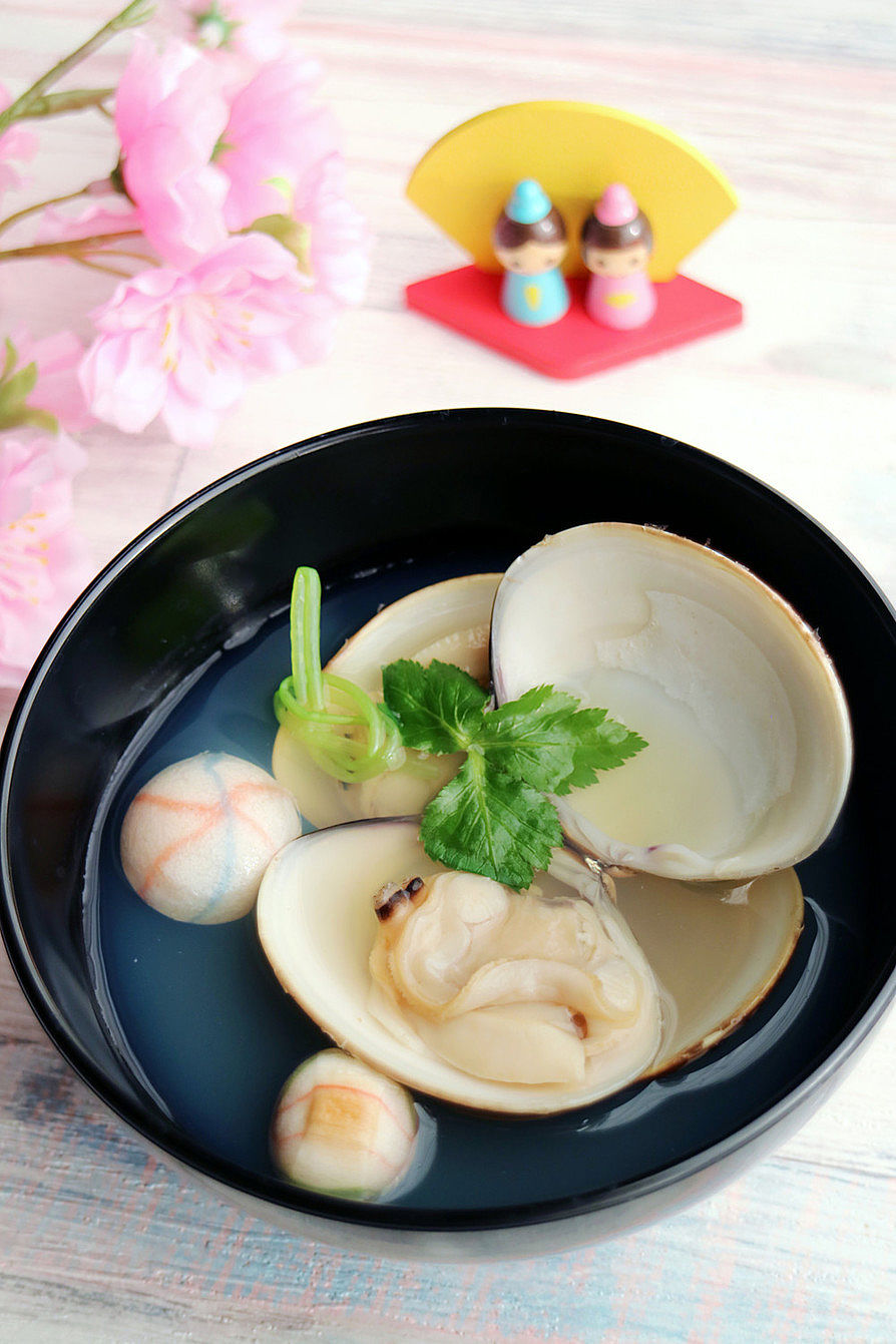 ひな祭りにピッタリ♡はまぐりのお吸い物