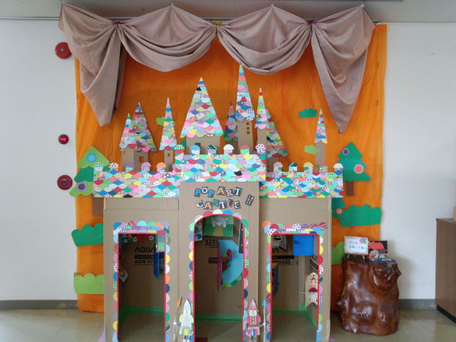 壁面飾り秋ハロウィンお城9月10月