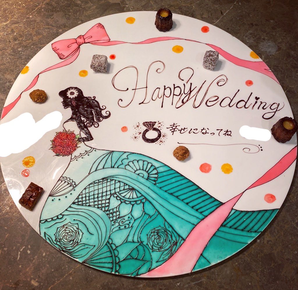 Sサイズ ♡ハッピー ウェディング♡ 木製 ラウンドプレート 1枚 結婚祝い 結婚記念 名入れ可 その他オーダーメイド A LittleHappiness 通販 17886392Creema クリーマ