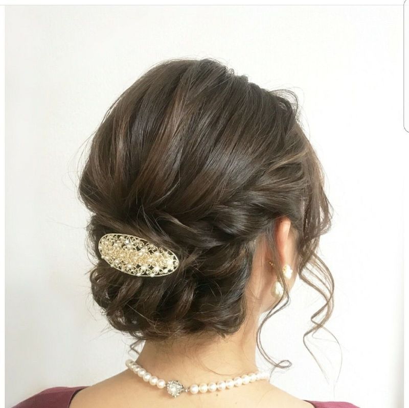 ロングヘア 結婚式お呼ばれヘアと基本マナーとは？ハナサチワンランク上のライフスタイルが叶うメディア