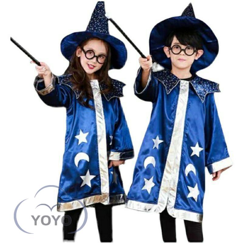 コスプレ キッズ こども 魔女 魔法使い ハロウィン 魔女セットマント ブラッククリアストーン– Party City キッズ店