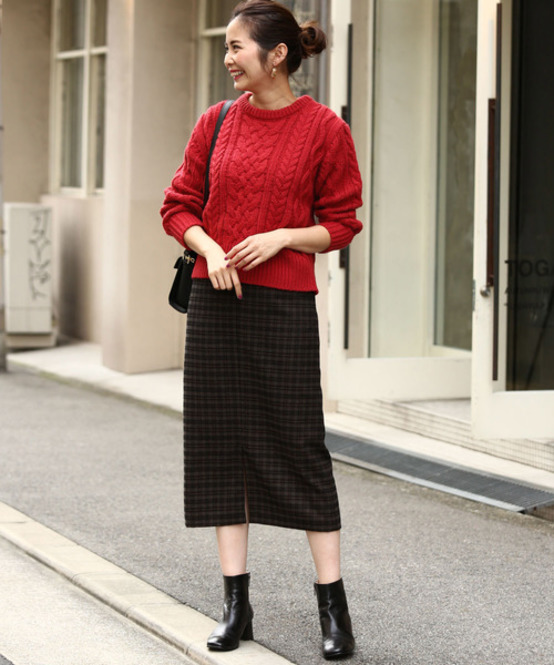 赤・白・緑のクリスマスカラーで作る！大人女子のクリスマスコーデ特集♡