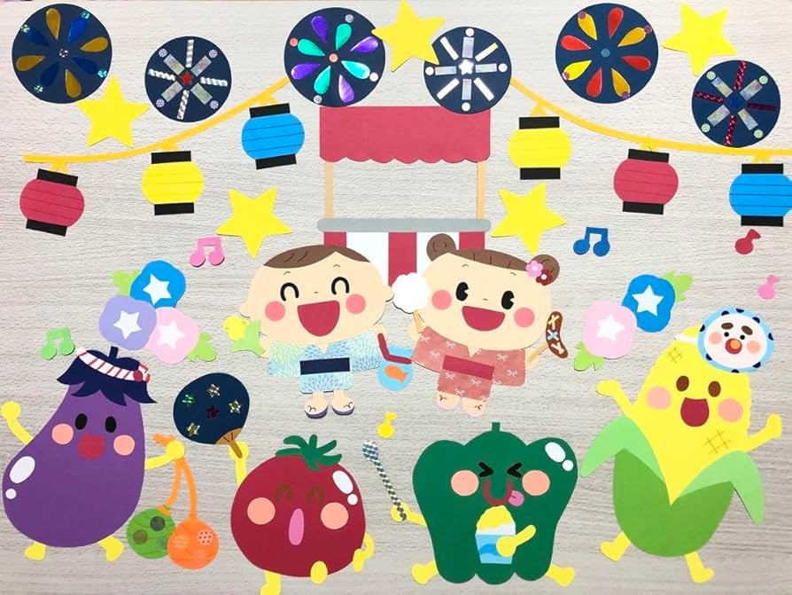 花火 製作キット 壁面飾り 夏 保育 高齢者 クラフト