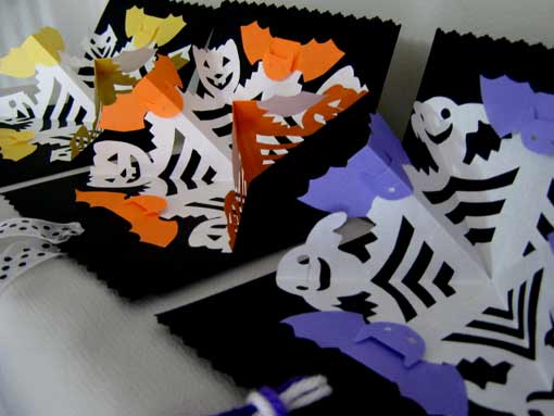 作り方：かぼちゃとおばけのハロウィンカードほわんほわん村の住人日記