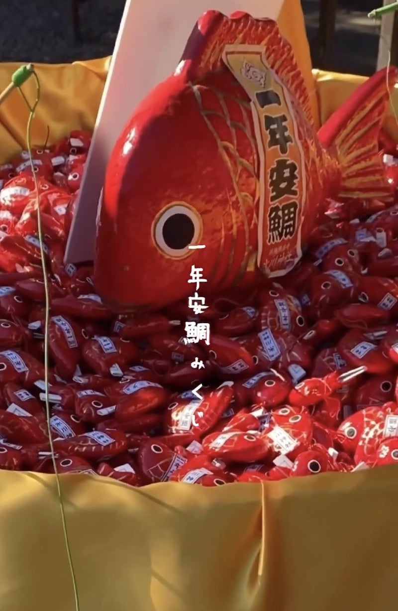 良縁あい鯛みくじ 薄ピンク社これくしょん