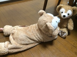 手作り衣装『くまのプーさん』けんけんぱっ！ たけんぼさんぽ