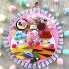 節分 フェルトで手作りオニ風船 型紙不要 100均DIY felthandmade craft