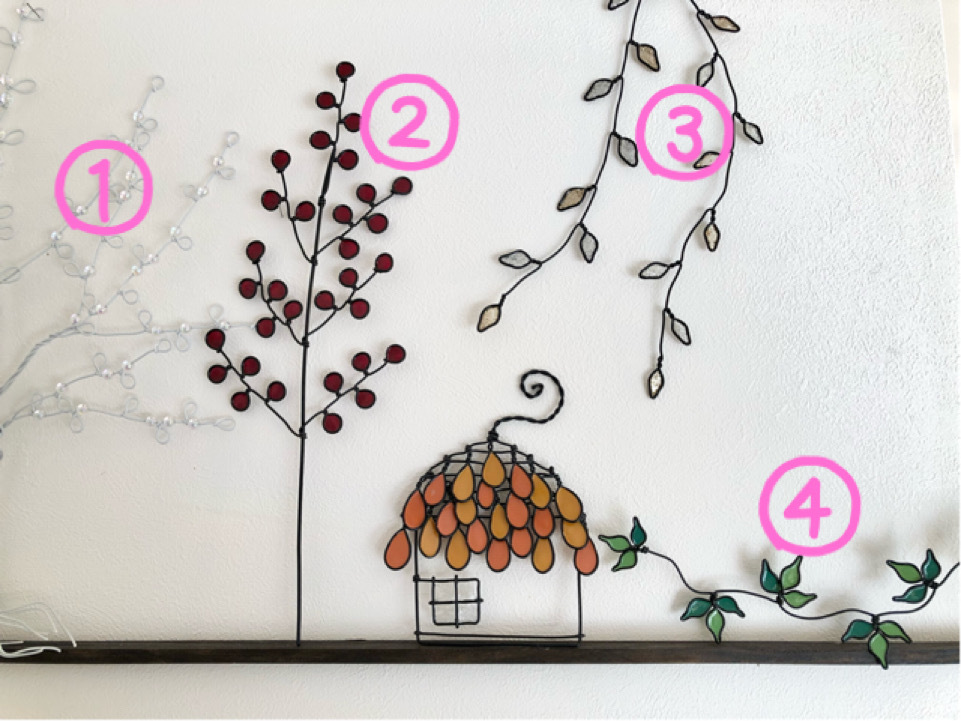 節分壁掛け置物おかめ鬼ちりめん細工ハンドメイド