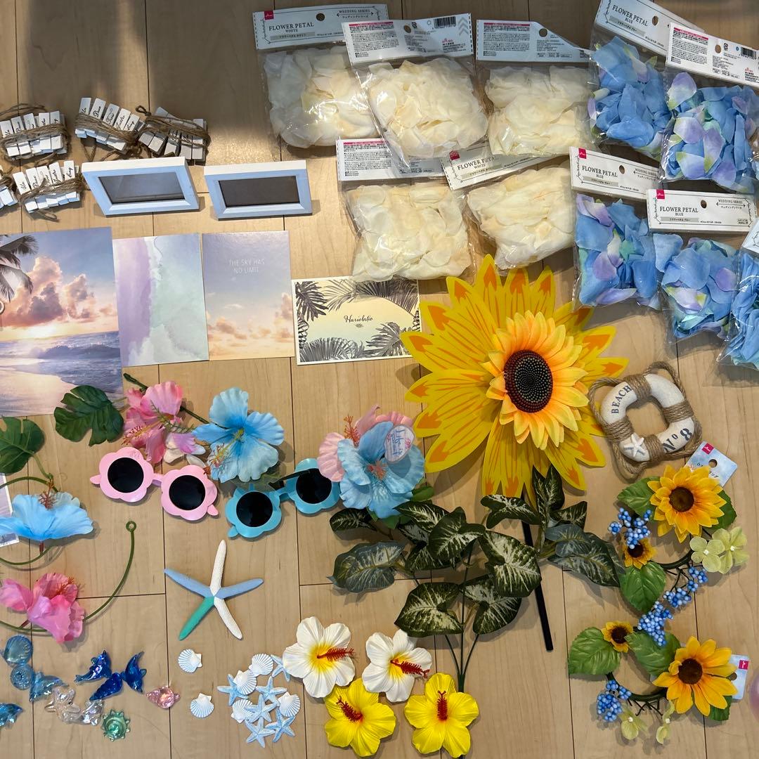 ウェルカムスペース まとめ売り リゾート 海 ハワイ 海が好き夏婚イニシャルオブジェ アルファベットオブジェ出産祝い沖縄好き卒花 誕生日プレゼント 2020秋婚 貝殻インテリアハワイアン雑貨ハワイスタイル海を感じるインテリア 海を感じる雑貨フォト