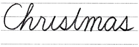 文字アレンジ メリークリスマスの書き方 おしゃれでかわいいMerry Christmas letters design