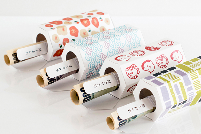 暮らしのアイディア 折り紙でポチ袋