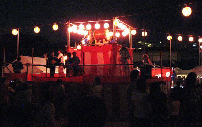 2段式盆踊りやぐら、大型櫓詳細;レントオール京都 総合レンタル株式会社