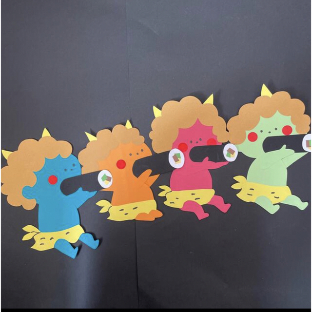 恵方巻き 壁面飾り 1月 2月 鬼 赤鬼 保育園 幼稚園 施設 - 68154049'S GALLERYminne byGMOペパボ国内最大級のハンドメイド・手作り通販サイト