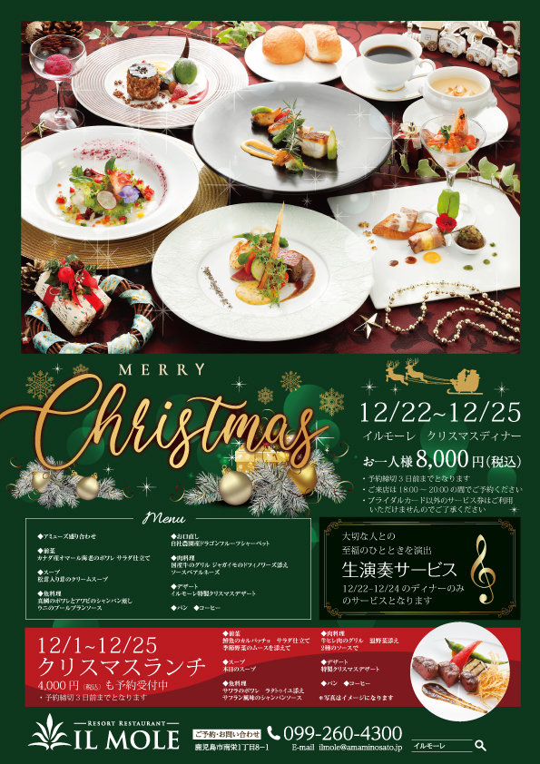 クリスマス向けチラシを作成しました - te-nori てのり