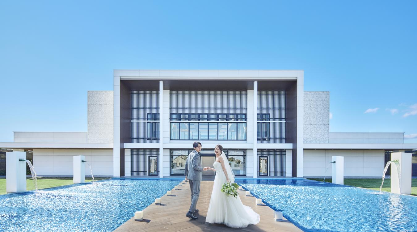 ザ・リーヴス プレミアムテラス大階段のある絢爛豪華な式場スチール〜MV SHOOTEST