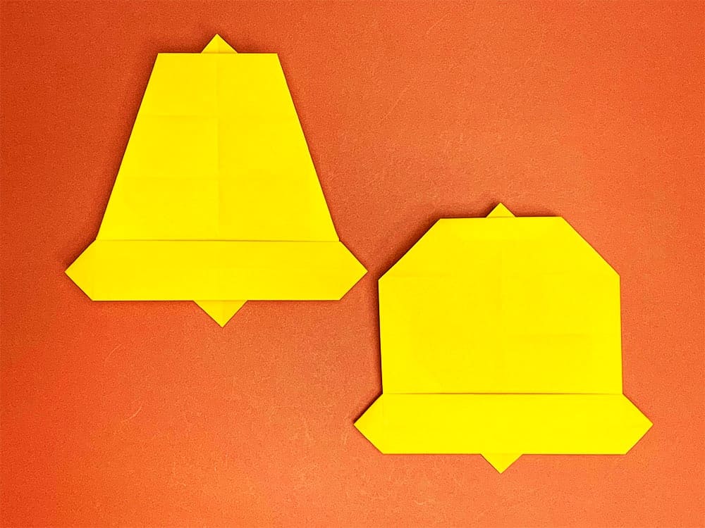 折り紙 クリスマスベルの作り方 origami Christmas bellmama life blog
