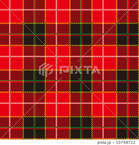 クリスマス色のチェック柄 - No: 2070998写真素材なら「写真AC」無料 フリー ダウンロードOK