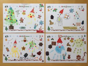 かんたんDIY！赤ちゃんの手形足形でクリスマスデコレーション – 月とみのり